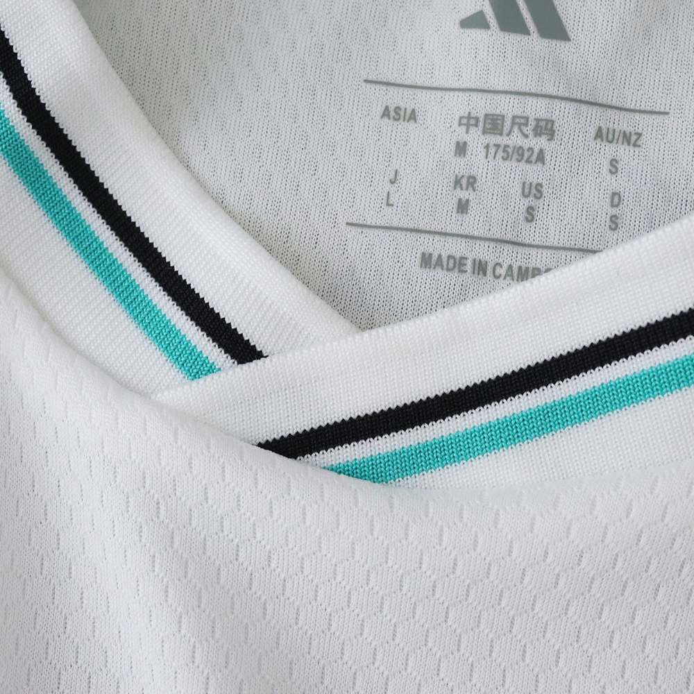 Maglia a maniche corte Mercedes F1 2025 bianca
