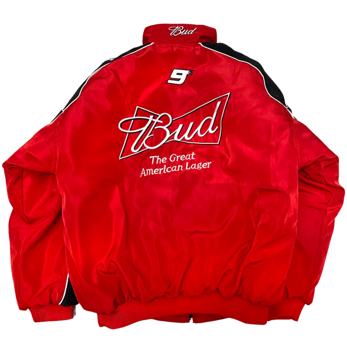 BUDWEISER VINTAGE RACING JACKET ROT