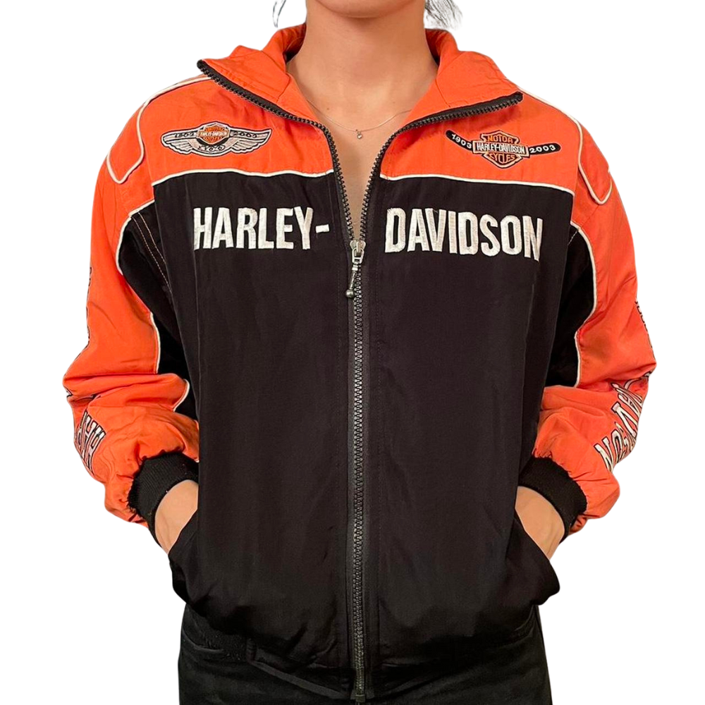 GIACCA ARANCIONE HARLEY DAVIDSON RACING