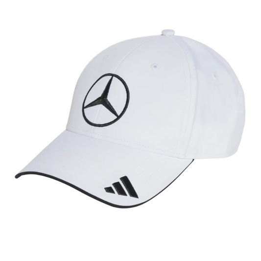 Mercedes White Cap