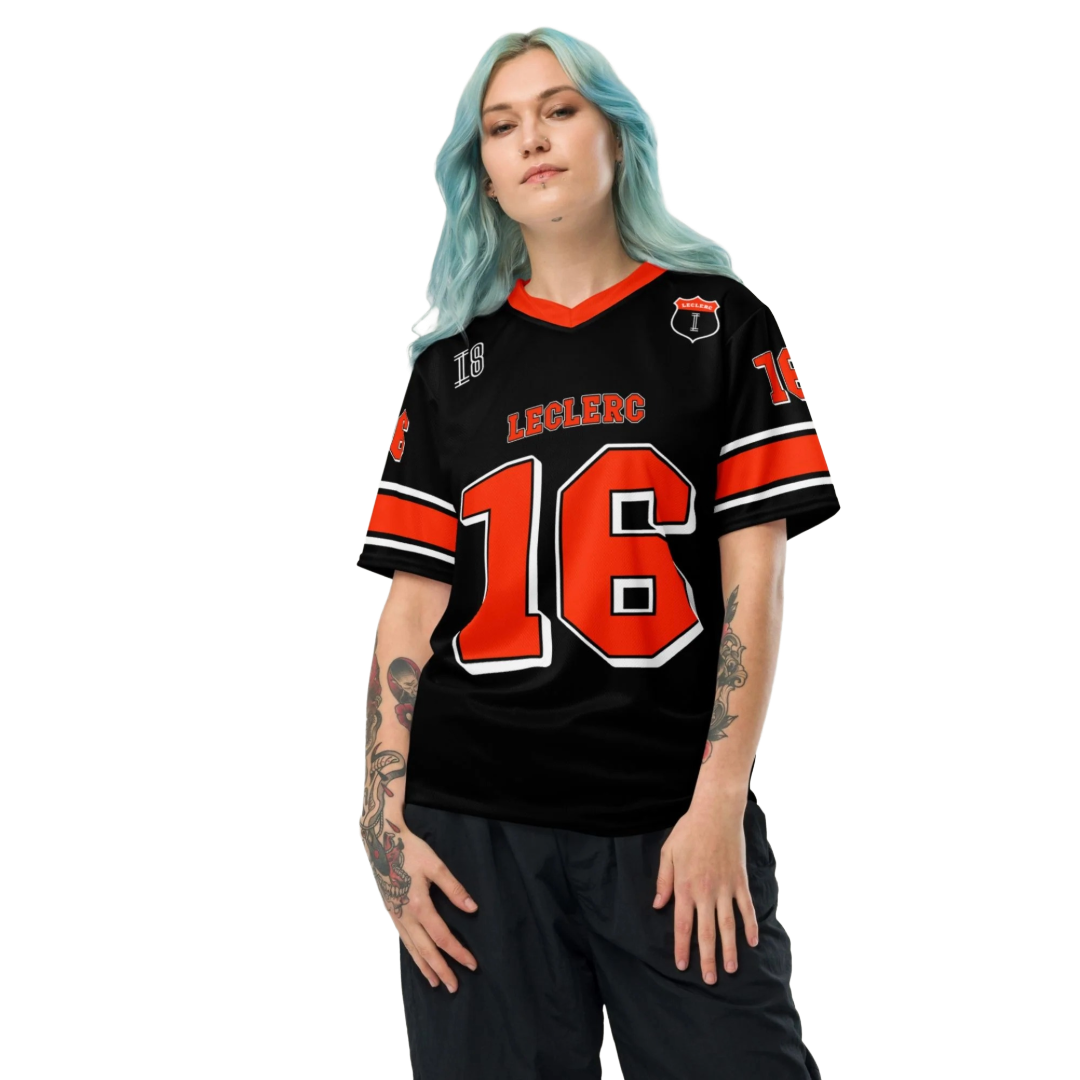 Maglia da calcio Ferrari #16 di Leclerc