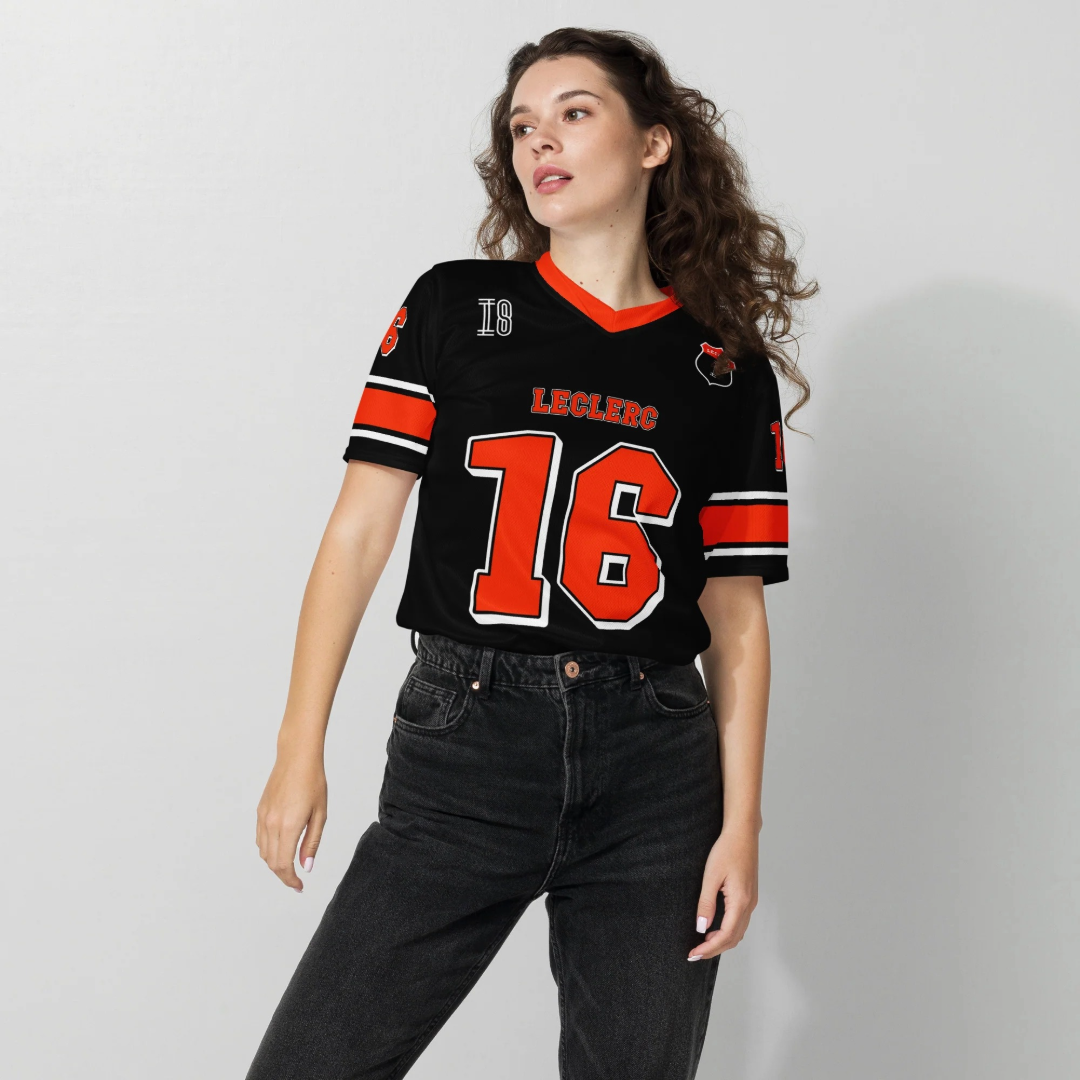 Maglia da calcio Ferrari #16 di Leclerc