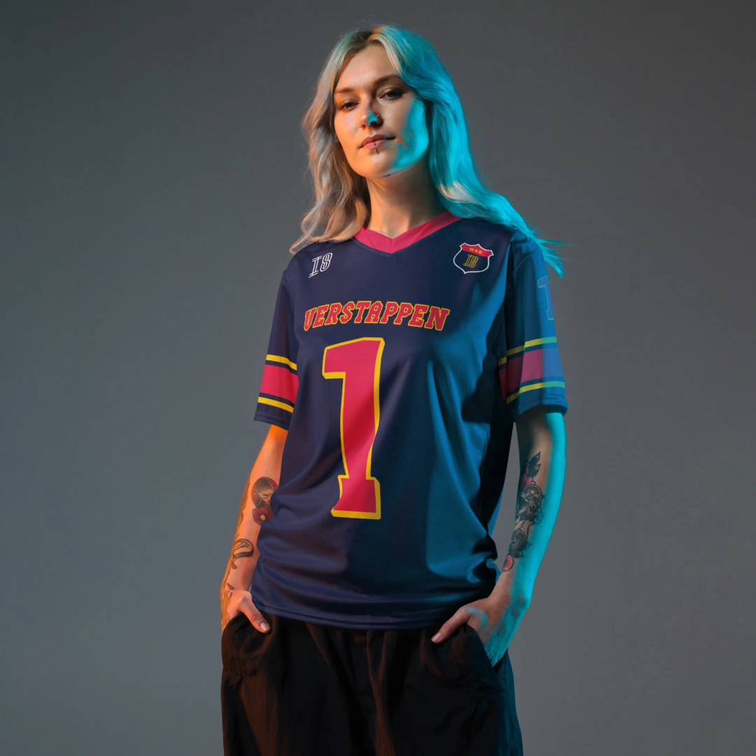 Maglia da calcio Verstappen #1 Red Bull
