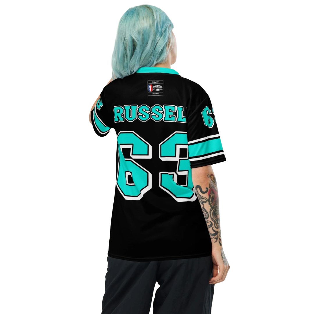 Maglia da calcio Russell #63 Mercedes