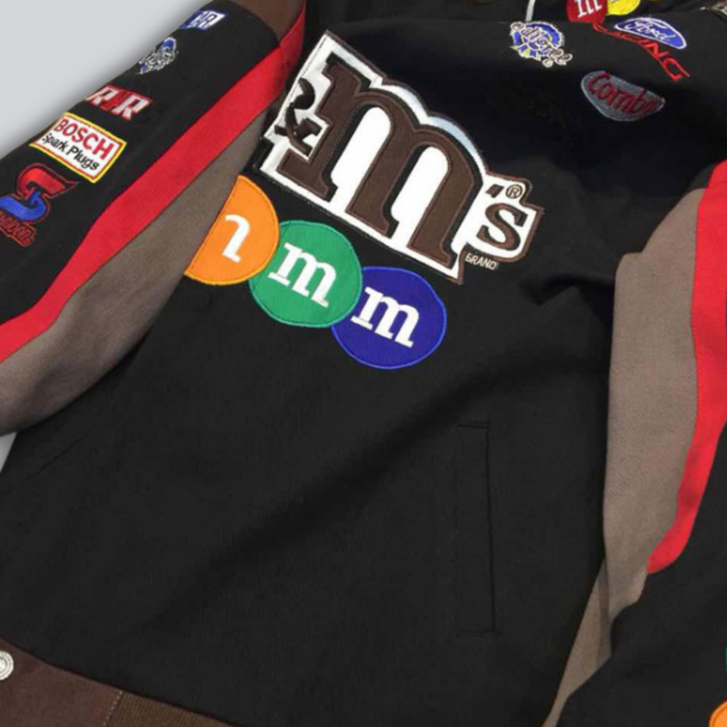 M&M Rennjacke Braun