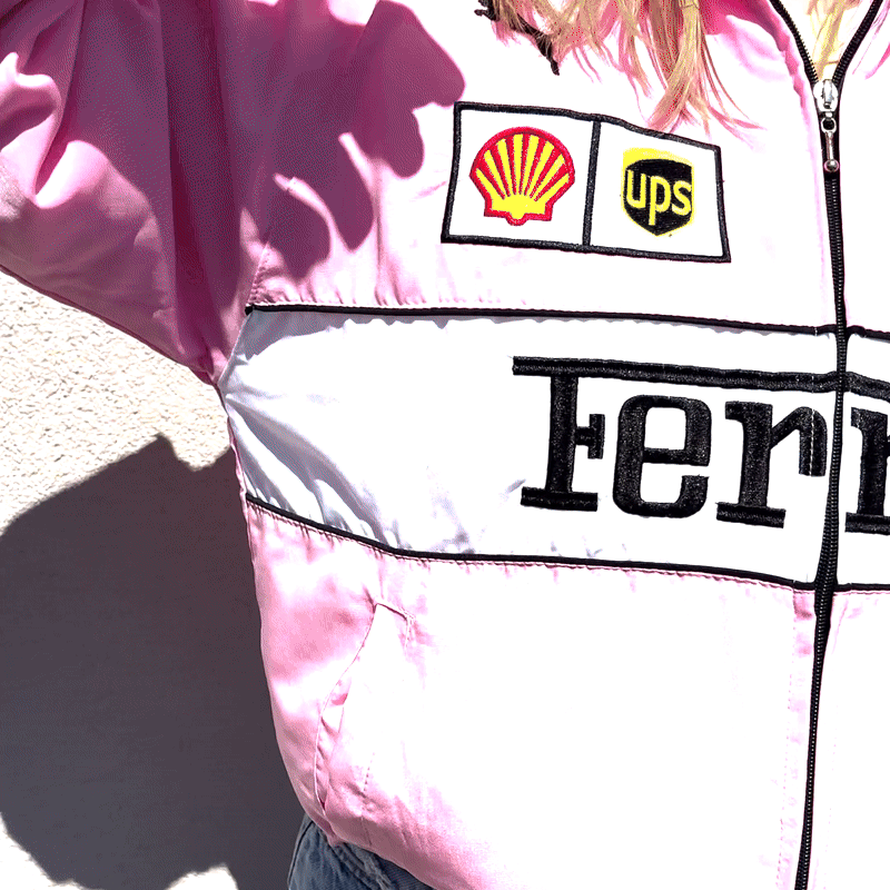 GIACCA ROSA FERRARI F1 VINTAGE