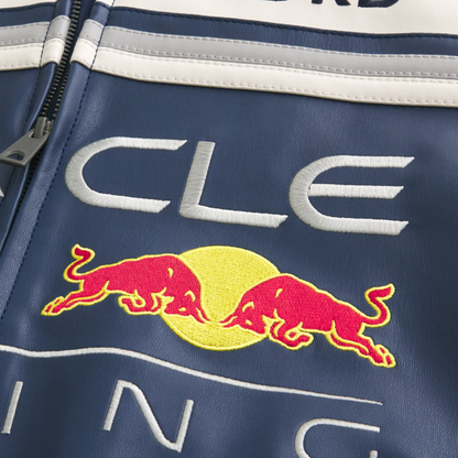 "MAX" RED BULL F1 LEATHER JACKET