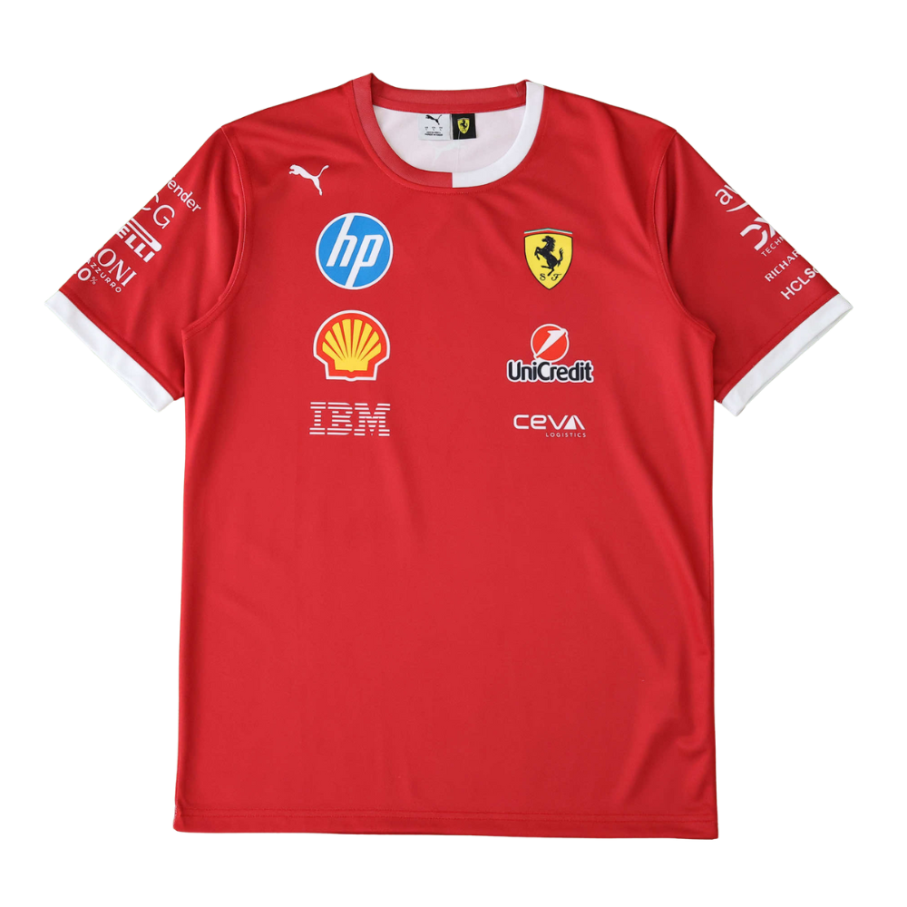 Maglietta della squadra Ferrari F1 2025
