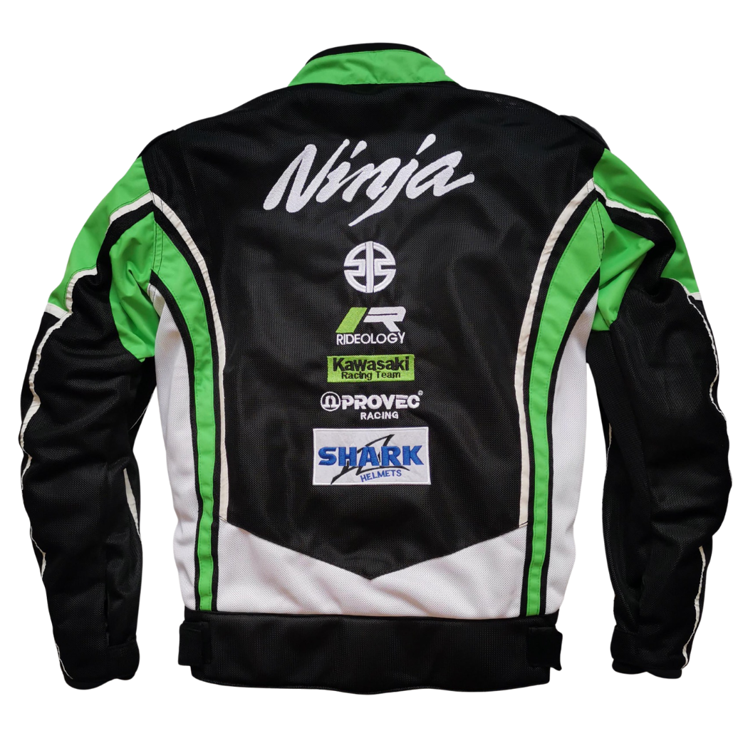 KAWASAKI MOTORSPORT PROTECTIVE LEATHER RACING JACKET