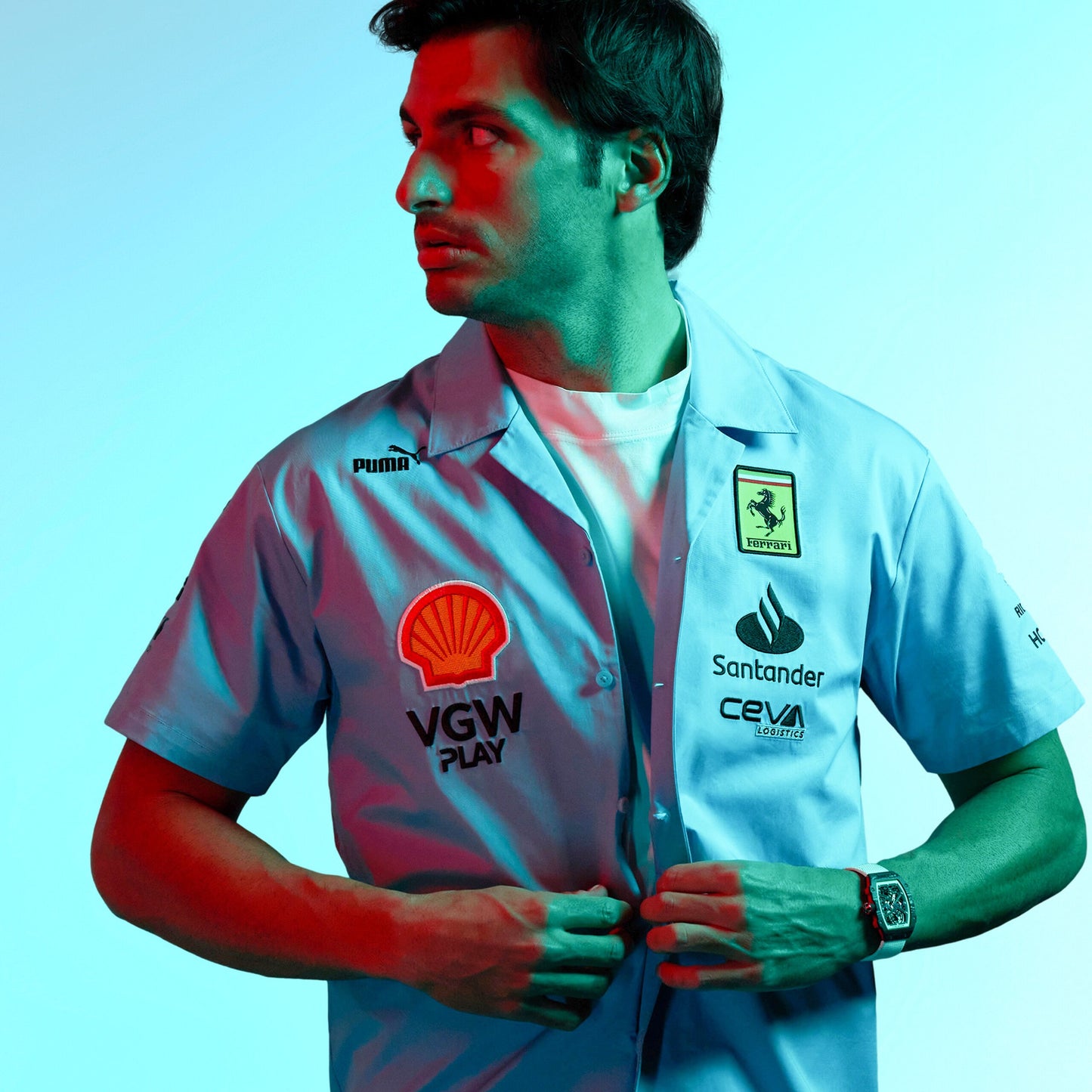 Polo del team Ferrari F1 2024 Miami GP