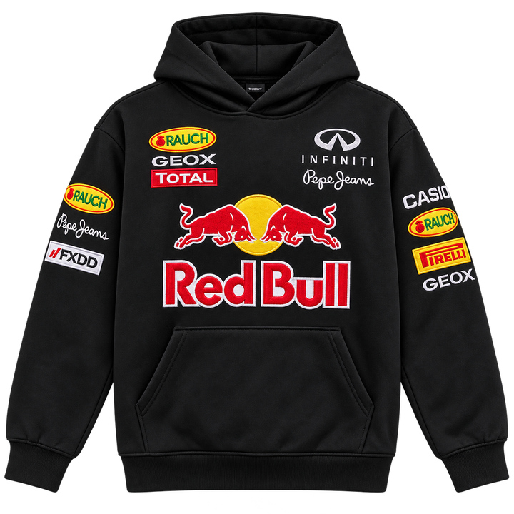 RED BULL F1 EMBROIDERED HOODIE