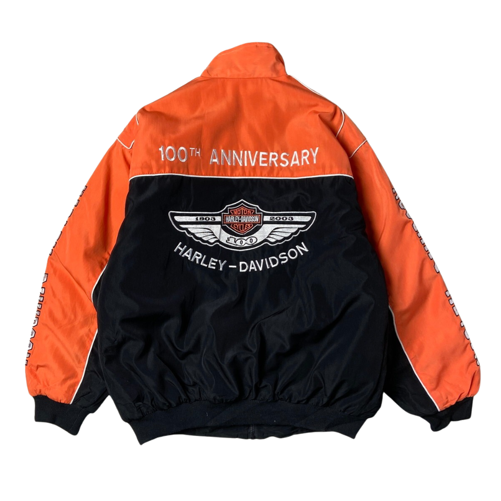 HARLEY DAVIDSON RACING ORANGE JACKET