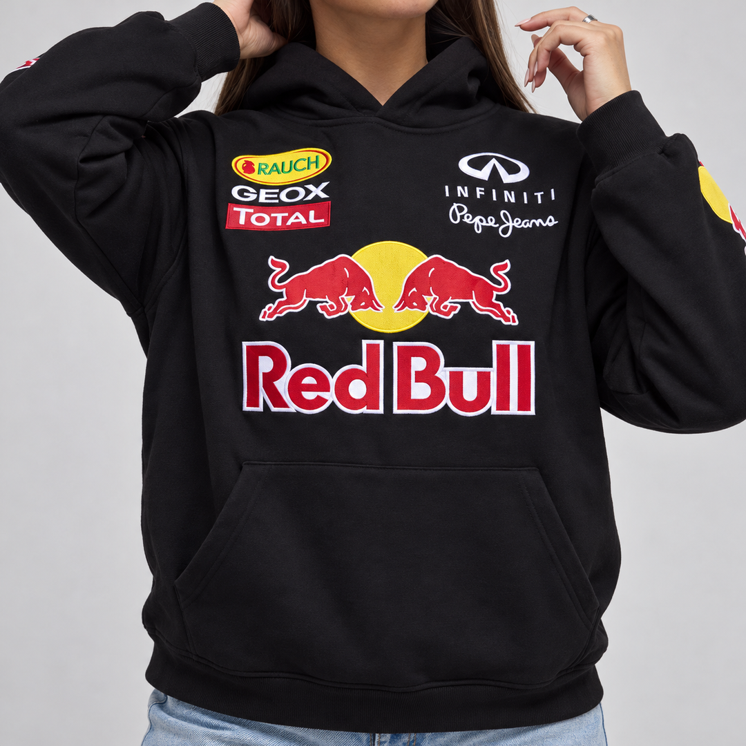 RED BULL F1 EMBROIDERED HOODIE