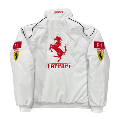 WHITE FORMULA 1 VINTAGE JACKET