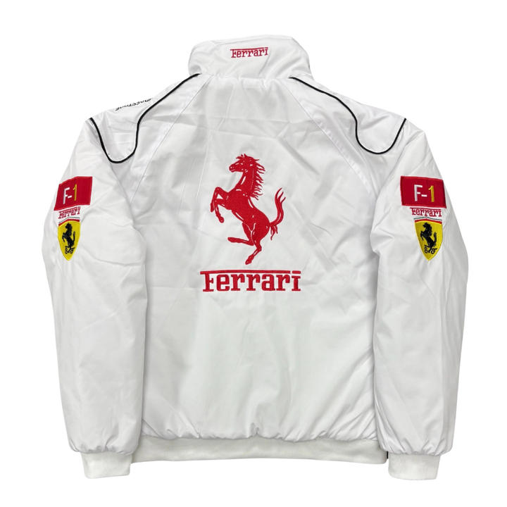 WHITE FORMULA 1 VINTAGE JACKET