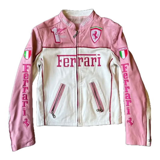 VINTAGE FERRARI F1 LEDERJACKE