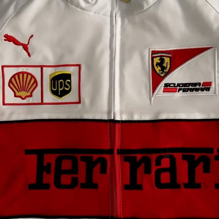 WHITE FORMULA 1 VINTAGE JACKET