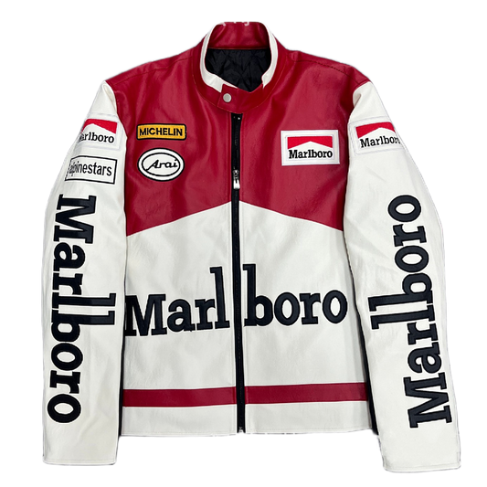 VINTAGE MARLBORO LEDERJACKE