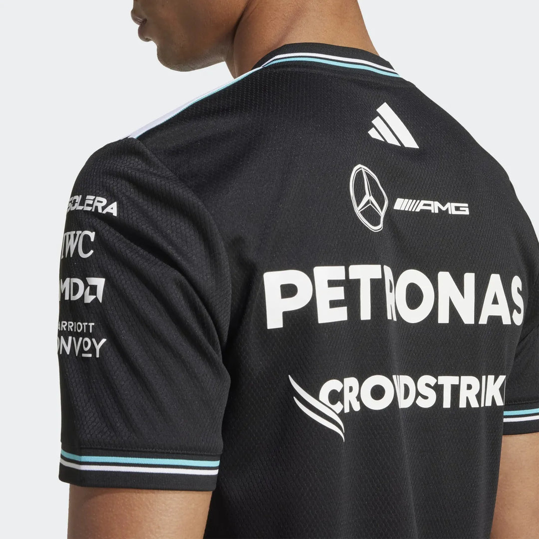 Mercedes F1 2025 Short Sleeve Jersey Black